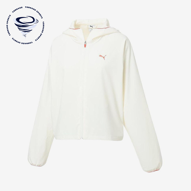 Puma/彪马正品标志拉链长袖女休闲舒适经典轻便夹克外套528890-87