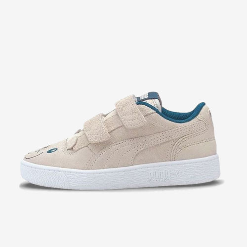Puma彪马正品Ralph Sampson小童休闲魔术贴防滑低帮板鞋374701-03