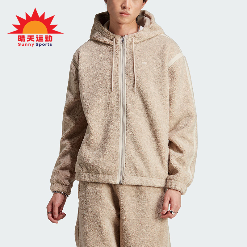 阿迪达斯男士休闲保暖外套