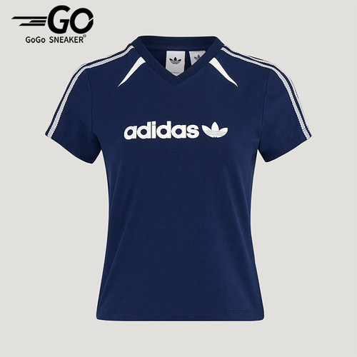 Adidas/阿迪达斯正品三叶草BLKTWT-SHIRT新款女经典短袖T恤KU4762