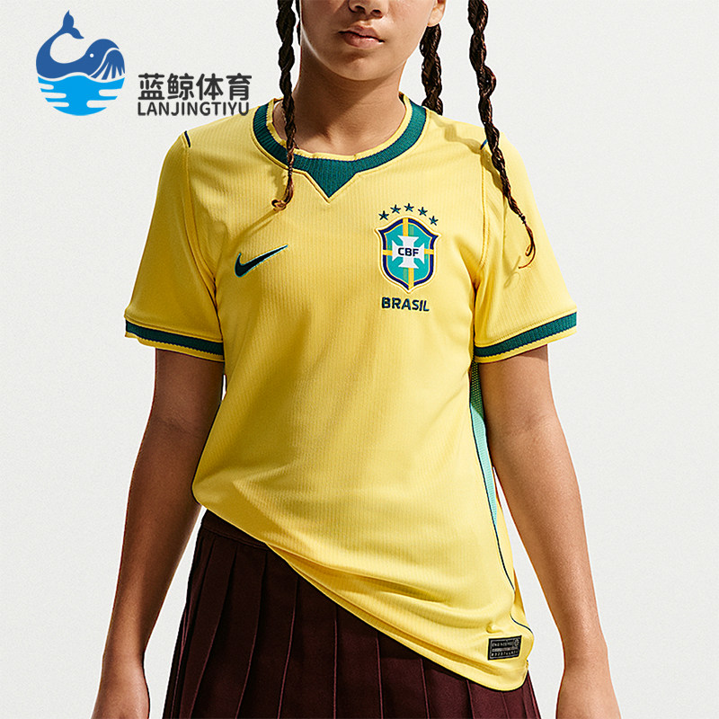 Nike/耐克正品Stadium新款儿童经典黄绿色时尚足球衣IO2231-724