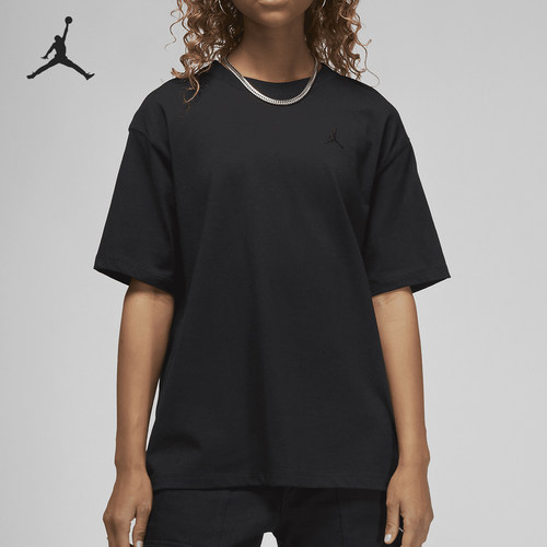 Nike/耐克正品女士徽标宽松运动短袖落肩运动经典袖T恤FN4500-010