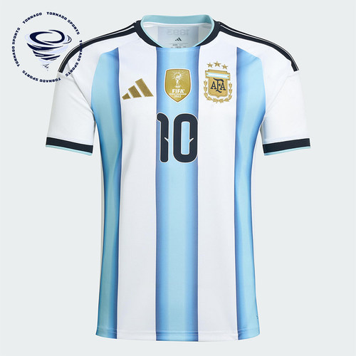 Adidas/阿迪达斯正品阿根廷男士针织修身圆领足球运动T恤KA8117