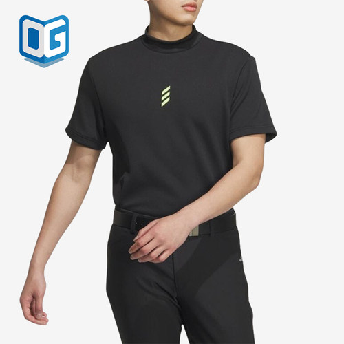 Adidas/阿迪达斯正品CodeChaos男士套头半高领经典短袖T恤JJ0222