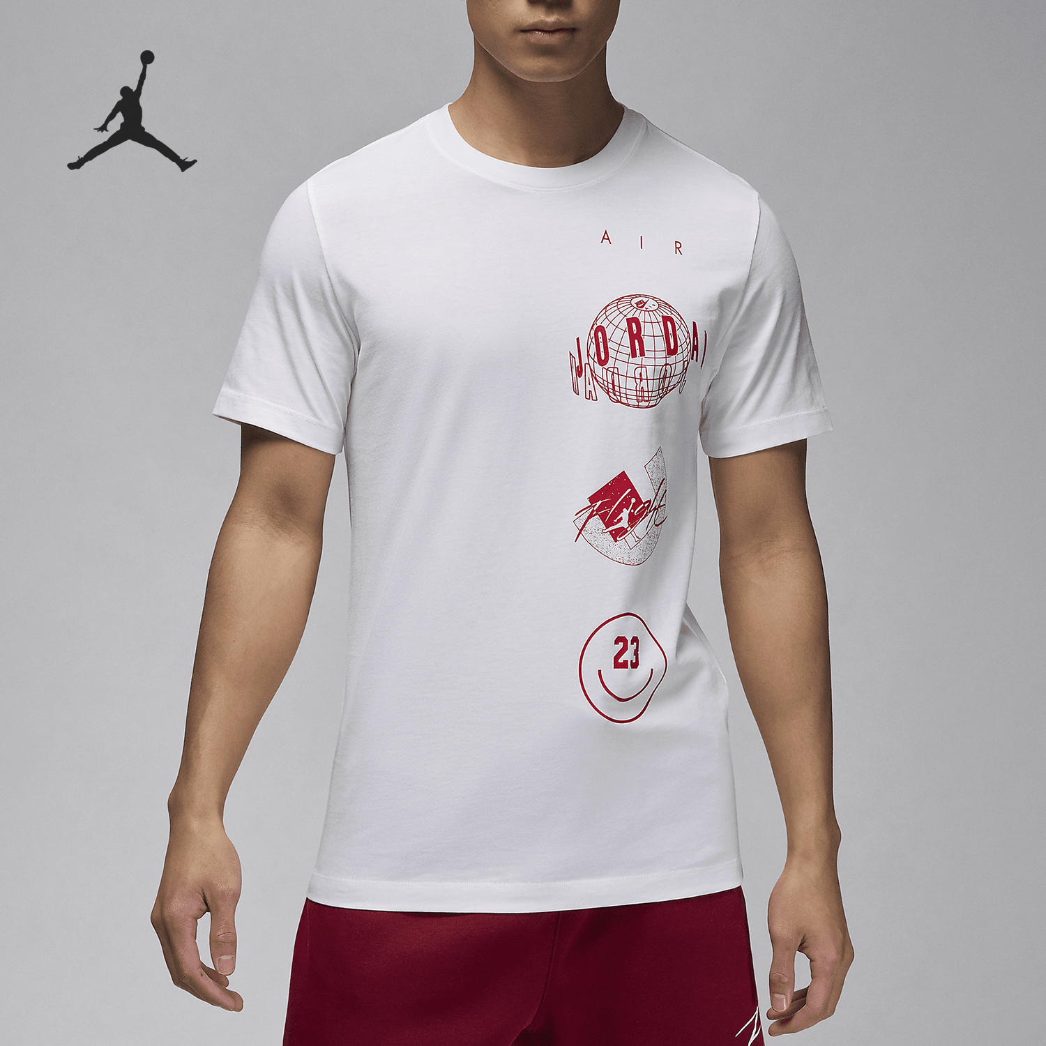 耐克男士时尚印花短袖T恤