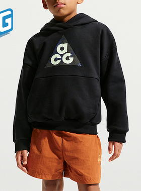 Nike/耐克正品2026春季款大童日常连帽套头针织卫衣IF1710-010