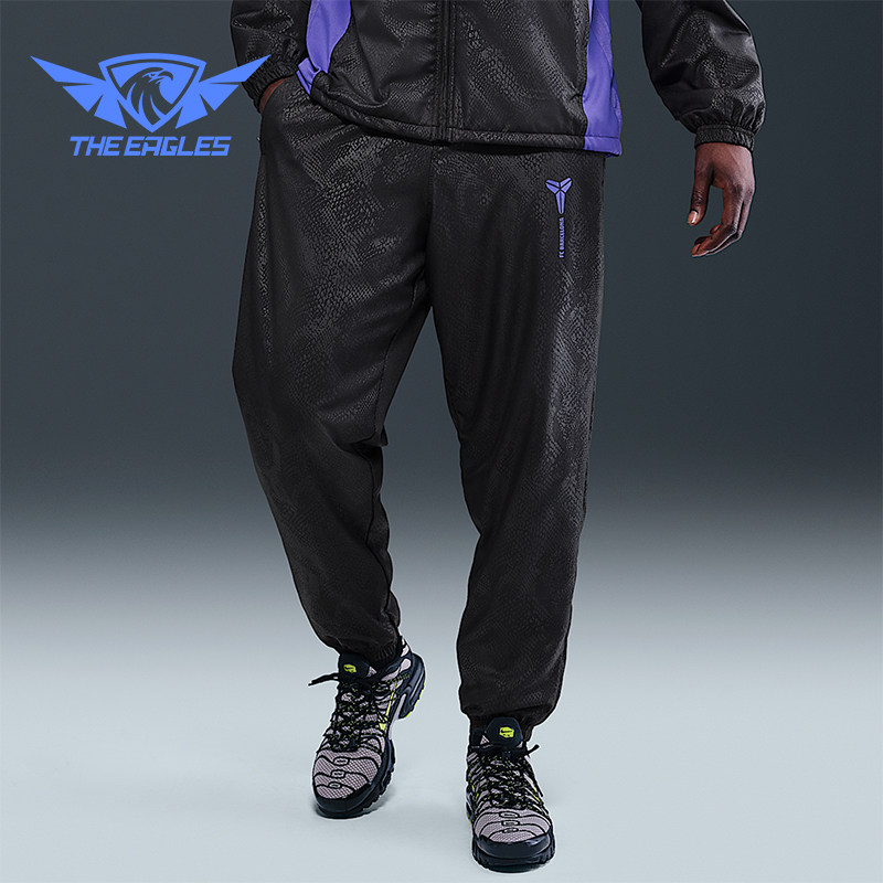 Nike/耐克正品Kobe男士时尚束脚足球宽松梭织运动裤HM4228-010
