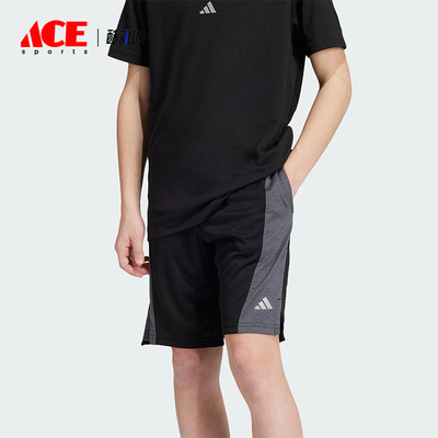 Adidas/阿迪达斯正品夏季大童运动亲肤透气宽松休闲短裤IR6227