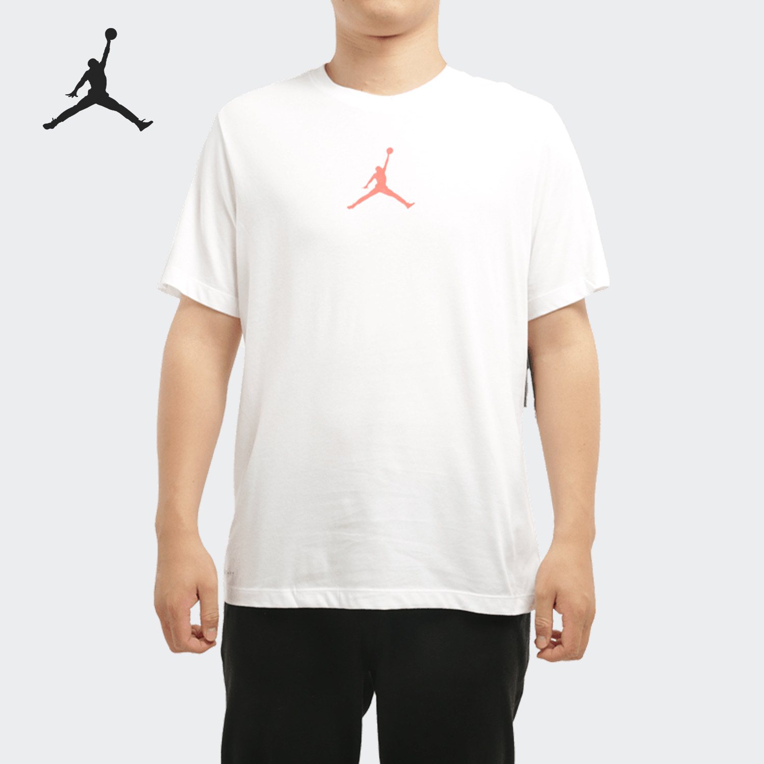 Nike/耐克正品 JORDAN 男子圆领透气运动休闲T恤 CW5191-100