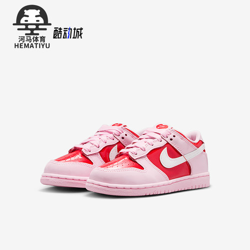Nike/耐克正品Dunk Low小童休闲低帮系带耐磨运动鞋IQ0220-663
