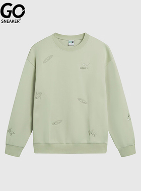 Puma/彪马正品运动男士宽松针织时尚休闲卫衣套头衫631070-33