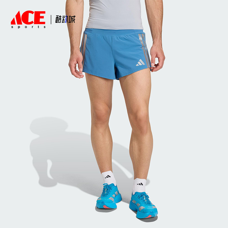 Adidas/阿迪达斯正品2025男士耐穿运动跑步透气松紧腰短裤KB1491
