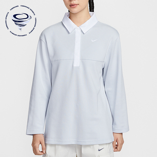 T恤IF0358 Nike 翻领套头长袖 Sportswear女士运动经典 043 耐克正品