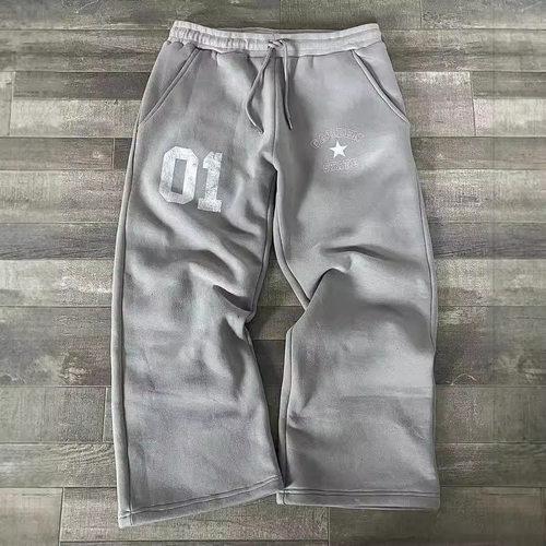 美式街头卫裤男女裤宽松嘻哈直筒长裤休闲裤y2k运动裤Sweatpants