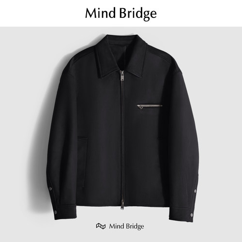 MindBridge冬防风保暖夹克麂皮绒
