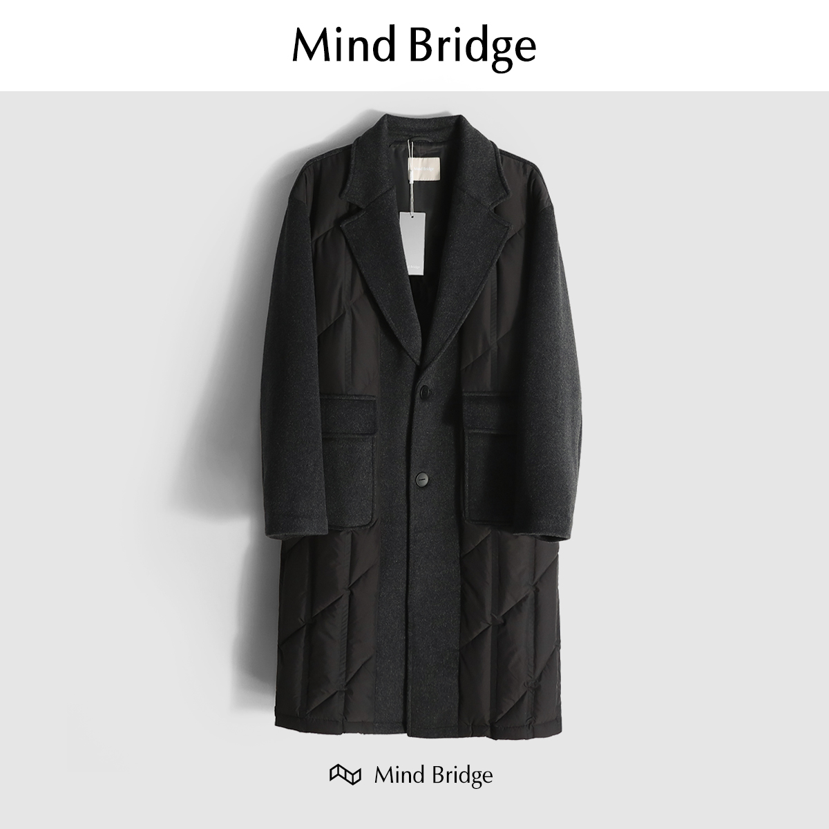 MindBridge白鸭绒羽绒服保暖羊毛