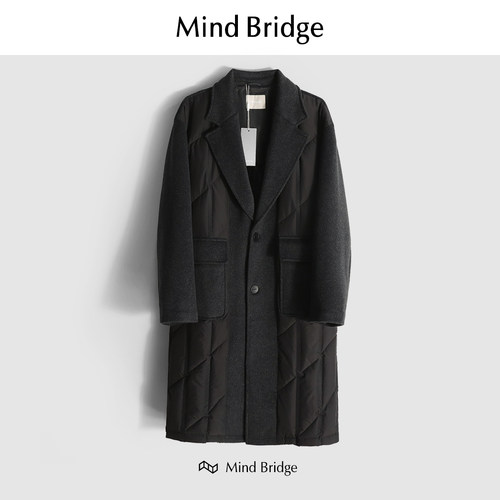 MindBridge白鸭绒羽绒服保暖羊毛