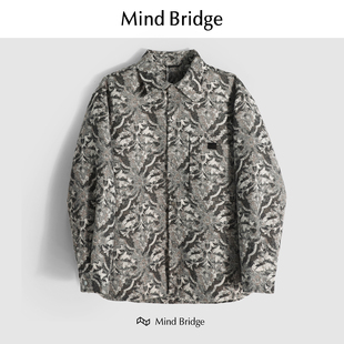 MindBridge 重磅毛呢休闲商务翻领夹克棉服防风保暖冬 即将断码