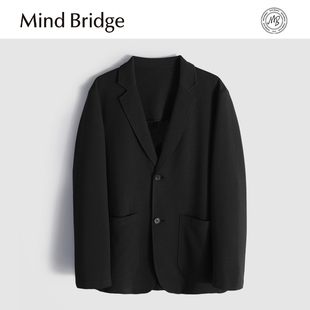 弹力商务休闲针织西装 MindBridge新款 基础款 秋季 外套透气 2025男士