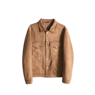 MindBridge【即将断码】仿麂皮绒复古做旧工装休闲飞行夹克高级感