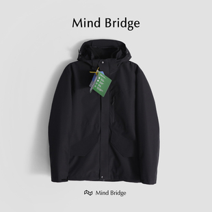 MindBridge 可拆卸户外防水防风加厚保暖抓绒冲锋夹克 即将断码