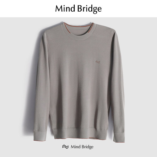 MindBridge绵羊毛针织衫透气保暖