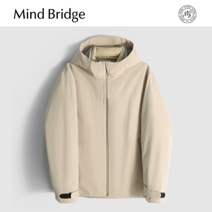 MindBridge新款 户外三合一运动休闲连帽防风保暖羽绒服男 2025冬季