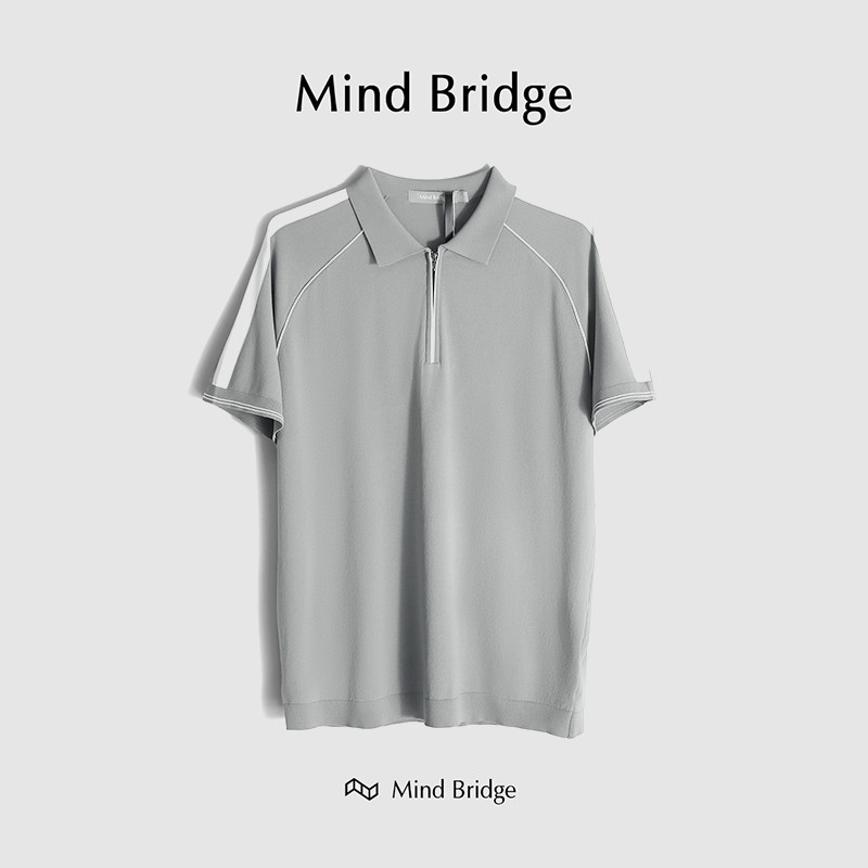 MindBridge夏短袖休闲商务POLO衫