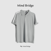 冰感短袖 T恤男士 高端休闲商务翻领POLO衫 MindBridge夏季 透气半袖