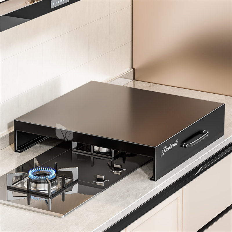 厨房灶台置物架燃气灶盖板罩电磁炉架子台支架托煤气灶台面遮挡板