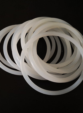 透明白硅胶O型圈VMQ外径6 6.5 7 8 9 10 11 12 13 14 15 16*2.2mm