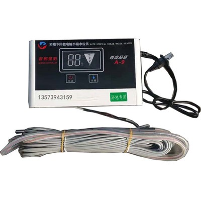 水温水位显示仪浴池专用水温计 温度水温探头 水塔水箱水位显示器