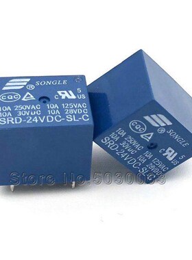 5pcs/lot New original relay SRD-24VDC-SL-C SRD-05V 12V T73 5