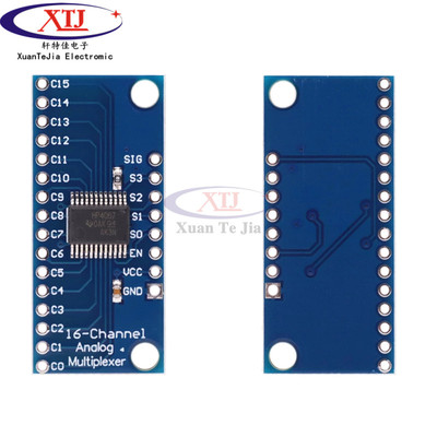 CD74HC4067高速CMOS 16通道模拟多路复用器 Analog/Digital