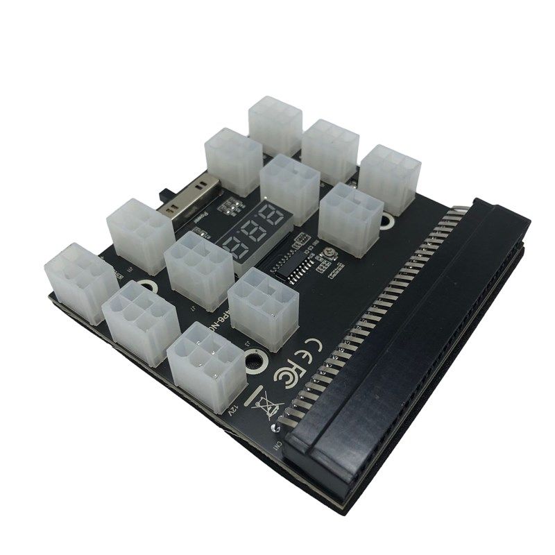 HP服务器电源转换板64针转6pin显卡电源板12口6P线转接口全兼容板