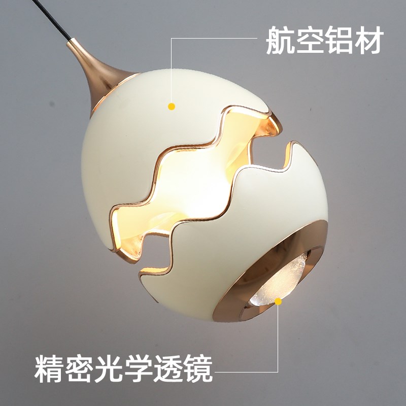 热销吊线床头灯 智能o调光2024新款现代简约网红轻奢自由升降小吊