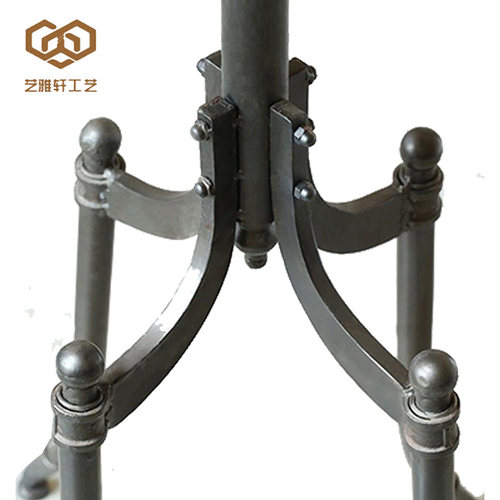 热销复古铁艺家i用酒吧吧台凳高脚椅高脚凳高吧凳前台靠背椅实木