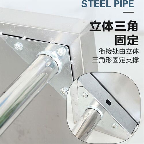 热销不锈钢厨房置物架瓦斯罐灶台架切菜案台桌Q厨具收纳柜操作台