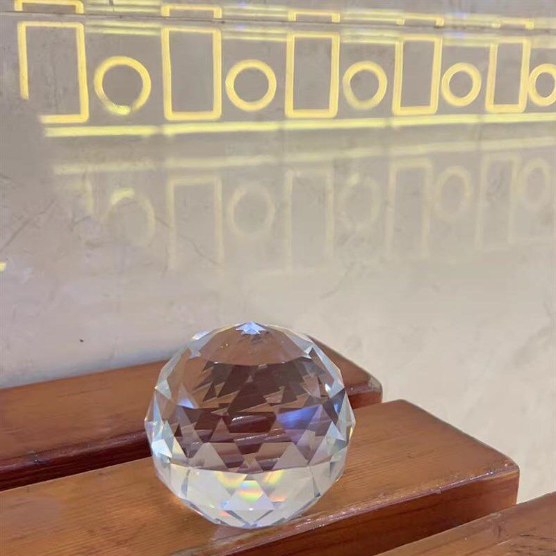 热销水晶玻璃球单平球刻面球酒瓶塞多切面K酒店摄影道具拍摄珠子