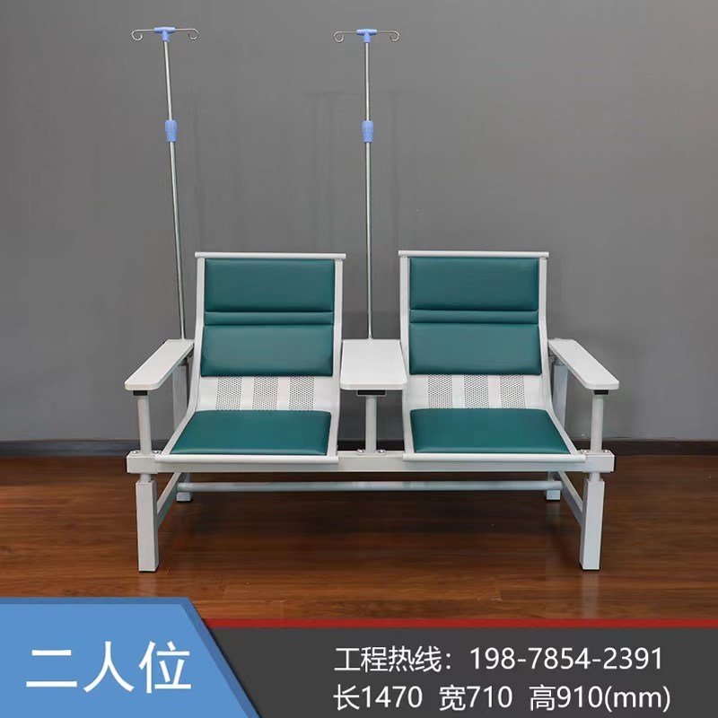 热销黑龙江排椅三j人位不锈钢加固加厚输液医院休息车站连等候椅