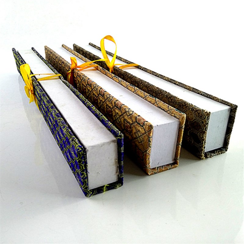 新款单支毛笔包装盒子毛笔锦盒收纳盒毛笔礼品盒送礼文房四宝厂家