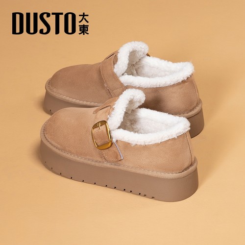 大东官方正品加绒保暖勃肯雪地靴