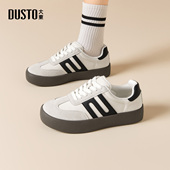 女款 子运动休闲板鞋 2026新款 大东厚底德训鞋 春季 鞋 复古百搭小白鞋