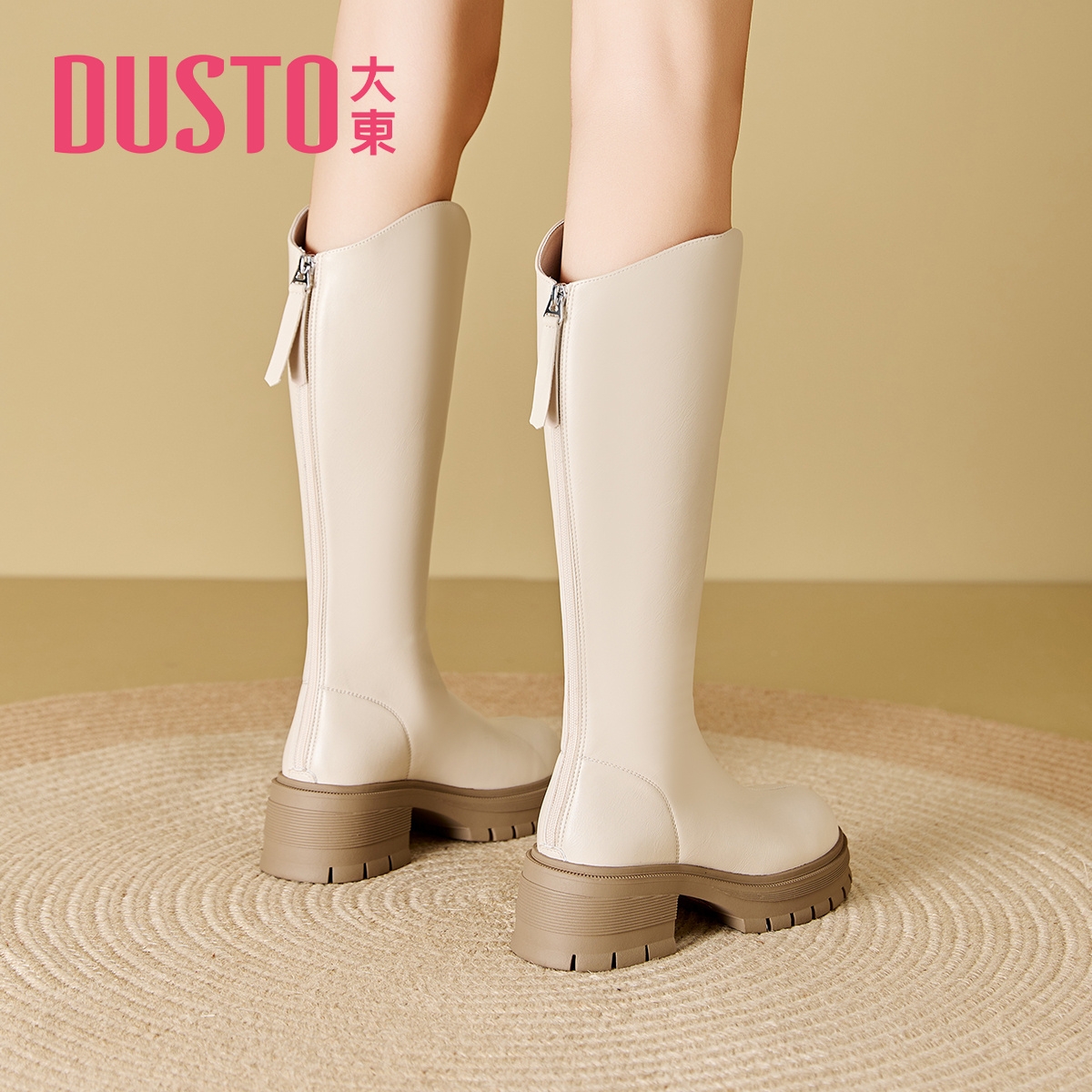 大东女鞋旗舰店长筒靴