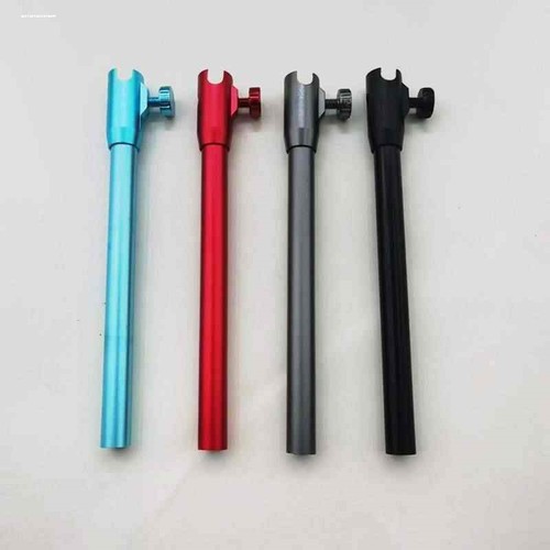 连球钓箱配件饵料架铝镁合金铝合金单饵盘杆通用左右手拉饵盘支架