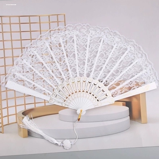 竹骨折扇铁扇扇子男生霸气合金扇子钢骨折扇简约现代