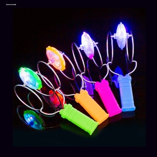 发光飞转轨道飞旋陀螺手摇磁性悠悠球七彩磁性旋转陀螺