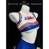 ArcherOFTender 美高队长 清纯足球啦啦队情趣制服性感紧身超短裙