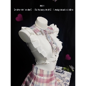 可爱清纯学生制服套装 ArcherOFTender 奶系学妹 性感诱惑格子短裙