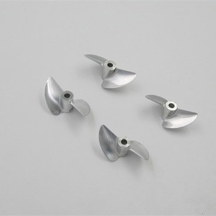 船用螺 螺距1.4 极速竞赛级CNC二叶正反铝桨 3.1B7mm卡口金属船桨